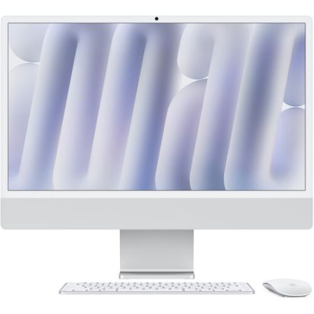Apple 24" iMac with M4 Chip 10 Core 10 Core 512GB 24GB (Silver) (MCR24LL/A) 