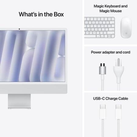 Apple iMac 24'' with M4 Chip 256gb 16gb (Silver)