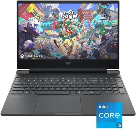 HP Victus 15-Gaming Laptop, 15.6" FHD 144Hz Display, Intel Core i5-13420H, 8GB RAM, 512GB SSD, GeForce RTX 3050 6GB GPU, English Keyboard, Windows 11 Home, 