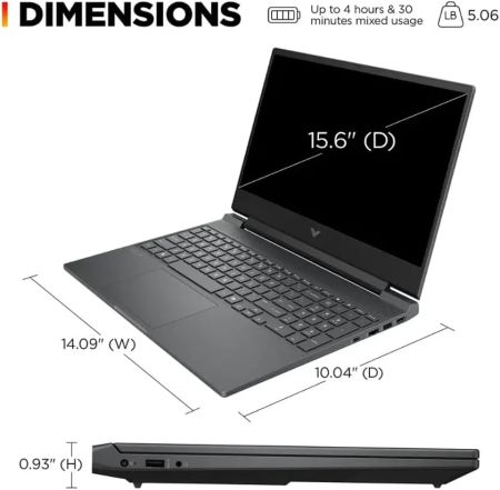 HP Victus 15.6" FHD IPS 144Hz Gaming Notebook Intel Core i7-13620H 16GB 512GB SSD NVIDIA GeForce RTX 5060