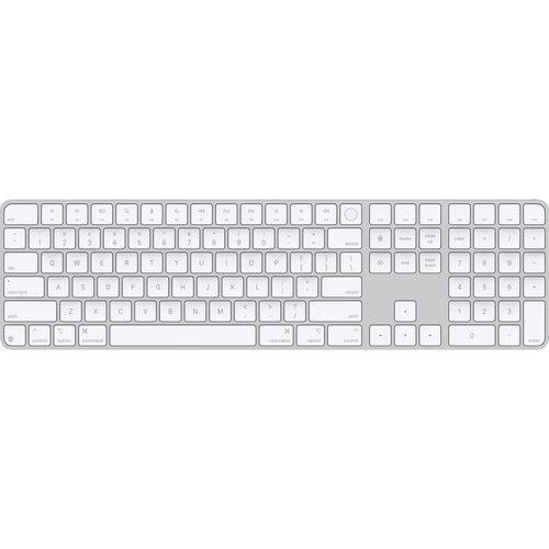 Apple Magic Keyboard with Touch ID and Numeric Keypad USB-C White 