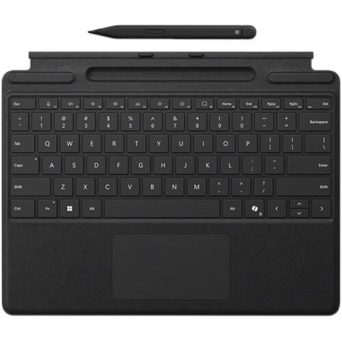 Surface Pro Keyboard Cover with Slim Pen 2 (Black) For 8/9/10and11