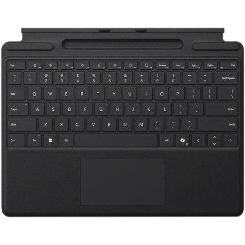 Surface Pro Keyboard Cover with Pen Storage (Black) for 8/9and10
