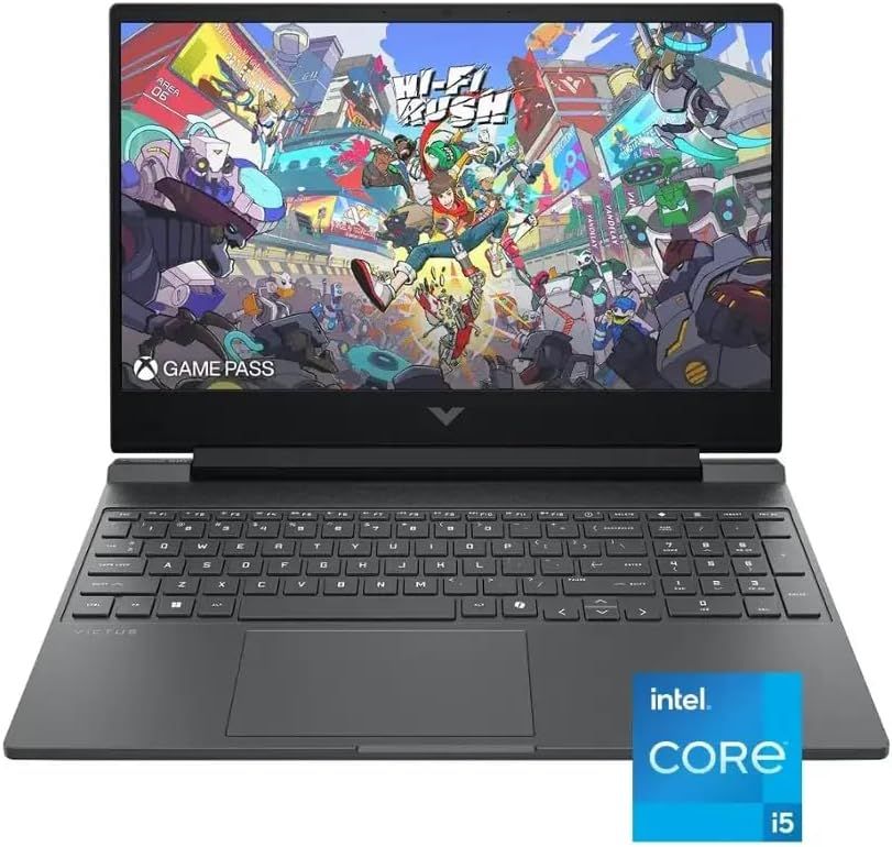HP Victus 15-Gaming Laptop, 15.6" FHD 144Hz Display, Intel Core i5-13420H, 8GB RAM, 512GB SSD, GeForce RTX 3050 6GB GPU, English Keyboard, Windows 11 Home, 